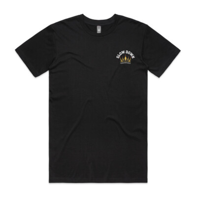 TPT QT Slowdown Black T-Shirt Thumbnail